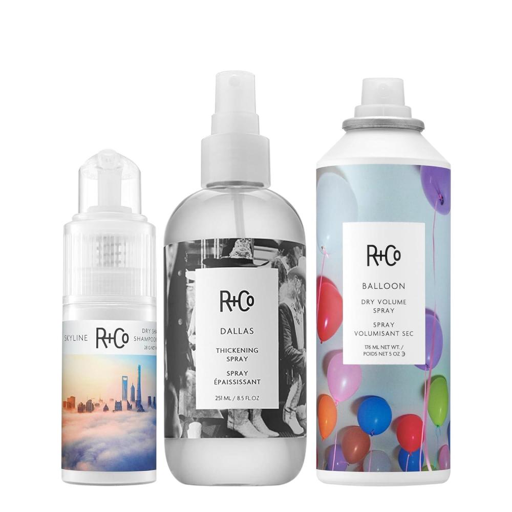 R+Co Skyline Dry Shampoo Powder | Dramatically Refreshes, Weightlessly Conditions + Texture | Vegan + Cruelty-Free | 1.0 Oz(Volume Bundle)