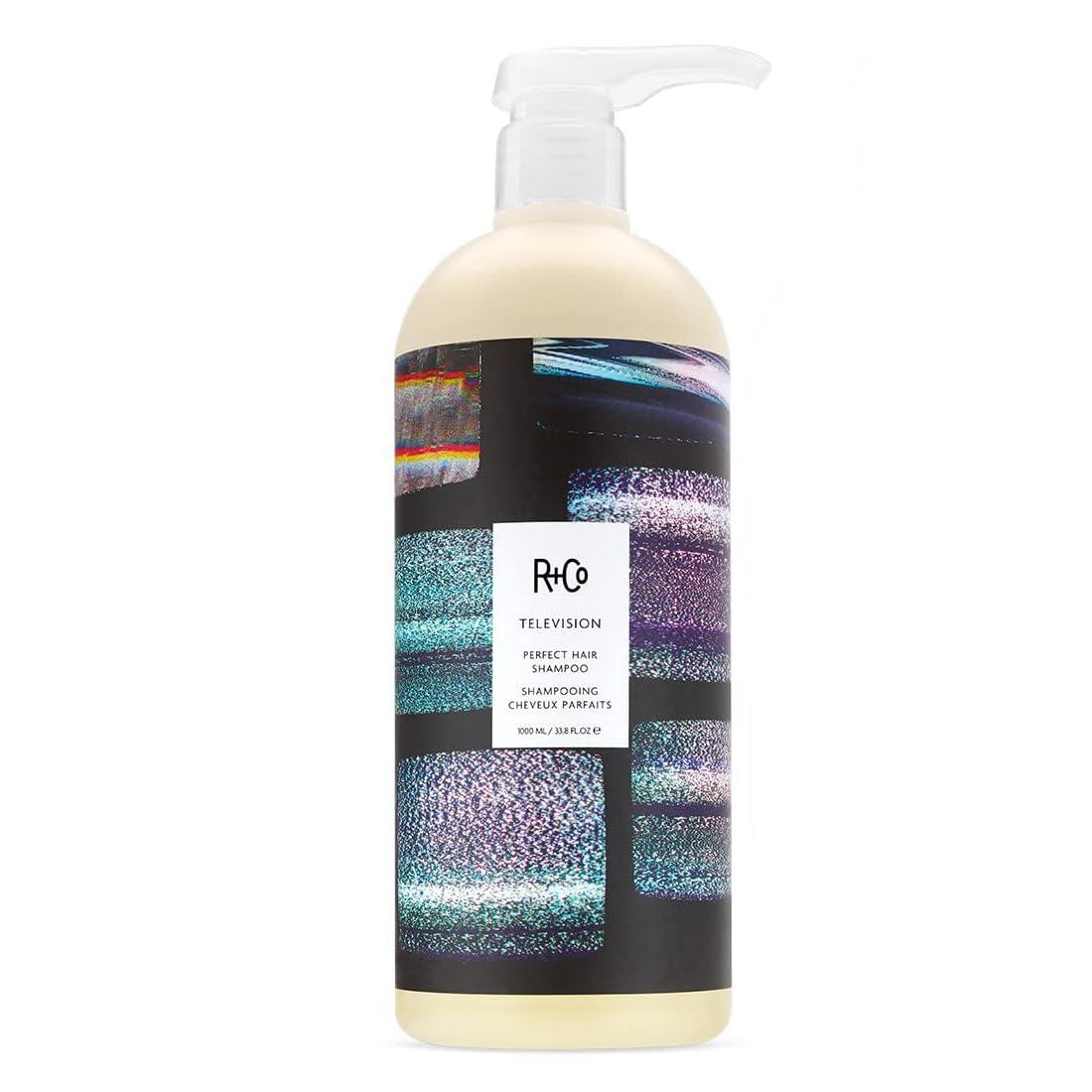 R+Co Cassette Curl Defining Shampoo and Conditioner Liter Set – Lightweight Curl Definition & Frizz Control for Natural, Bouncy Curls – Adds Shine & Moisture – Sulfate-Free & Vegan – 33.8oz(Pack of 2)(Television – All Hair)