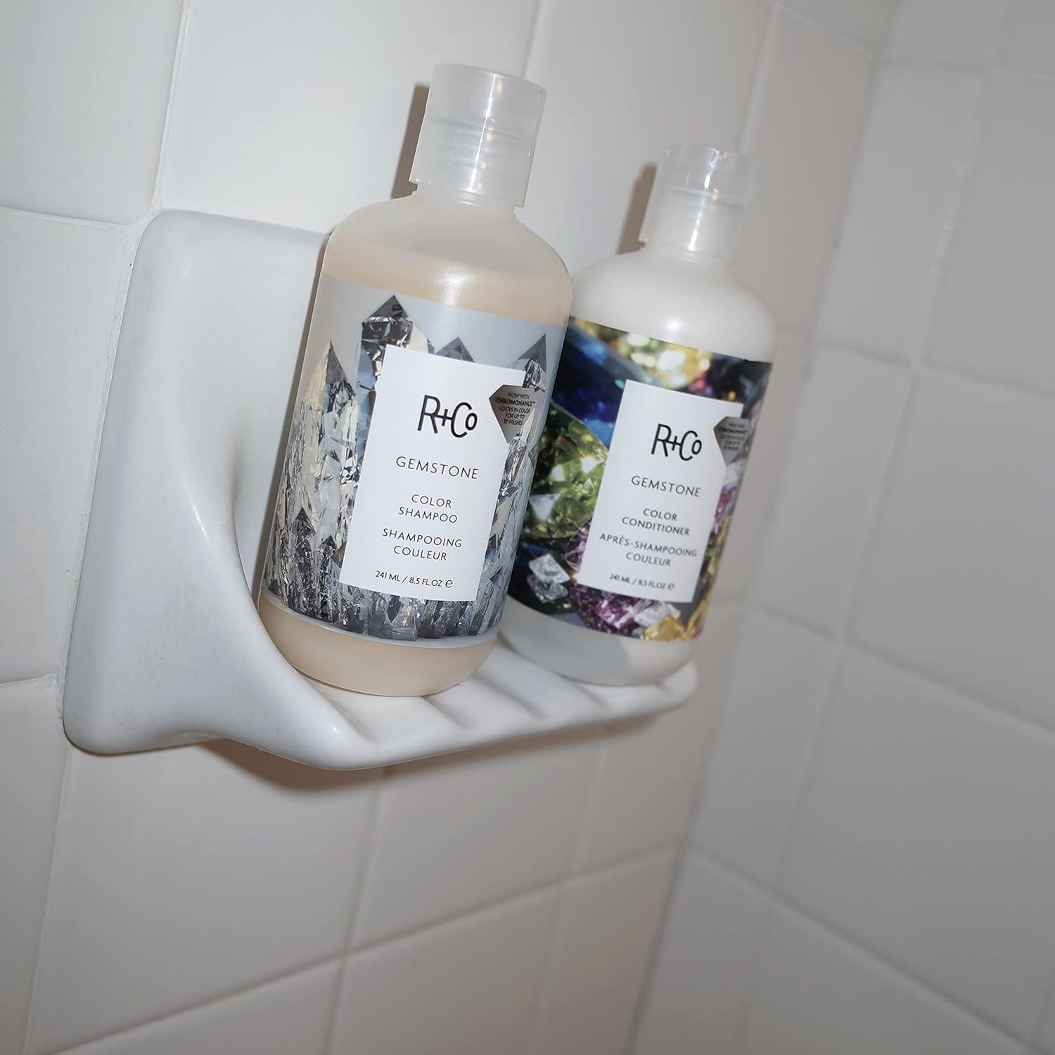R+Co Cassette Curl Defining Shampoo and Conditioner Liter Set – Lightweight Curl Definition & Frizz Control for Natural, Bouncy Curls – Adds Shine & Moisture – Sulfate-Free & Vegan – 33.8oz(Pack of 2)(Gemstone – Color Treated Hair)