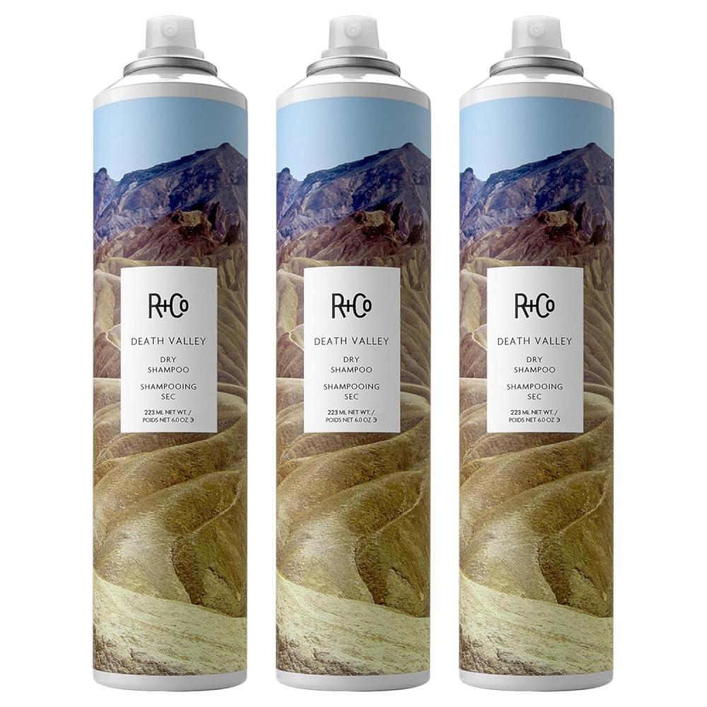 R+Co DEATH VALLEY Dry Shampoo – Oil-Absorbing & Volumizing Spray, Refreshes Hair Between Washes, All Hair Types(6 Ounce (Pack of 3))