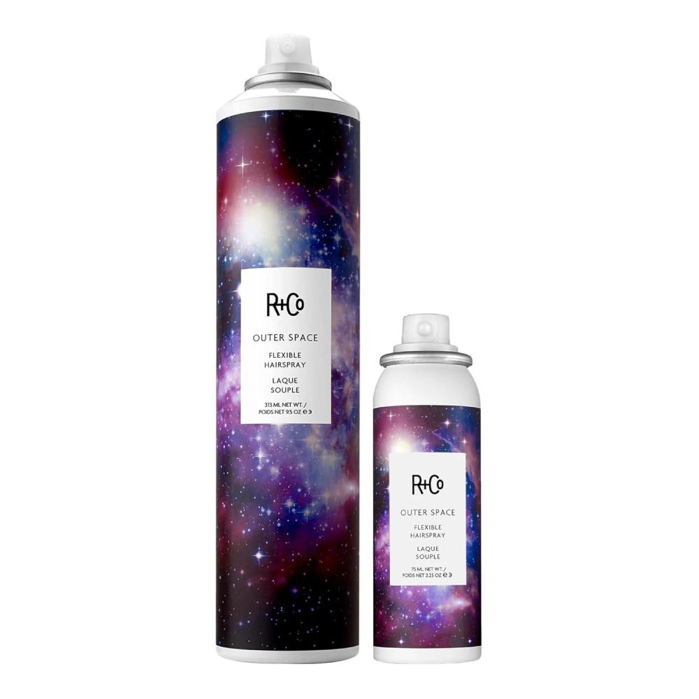 R+Co Outer Space Flexible Hairspray | Every Day Use + Lightweight + Sticky-Free | Vegan + Cruelty-Free | 9.5 Oz(5.88 Fl Oz (Pack of 2))