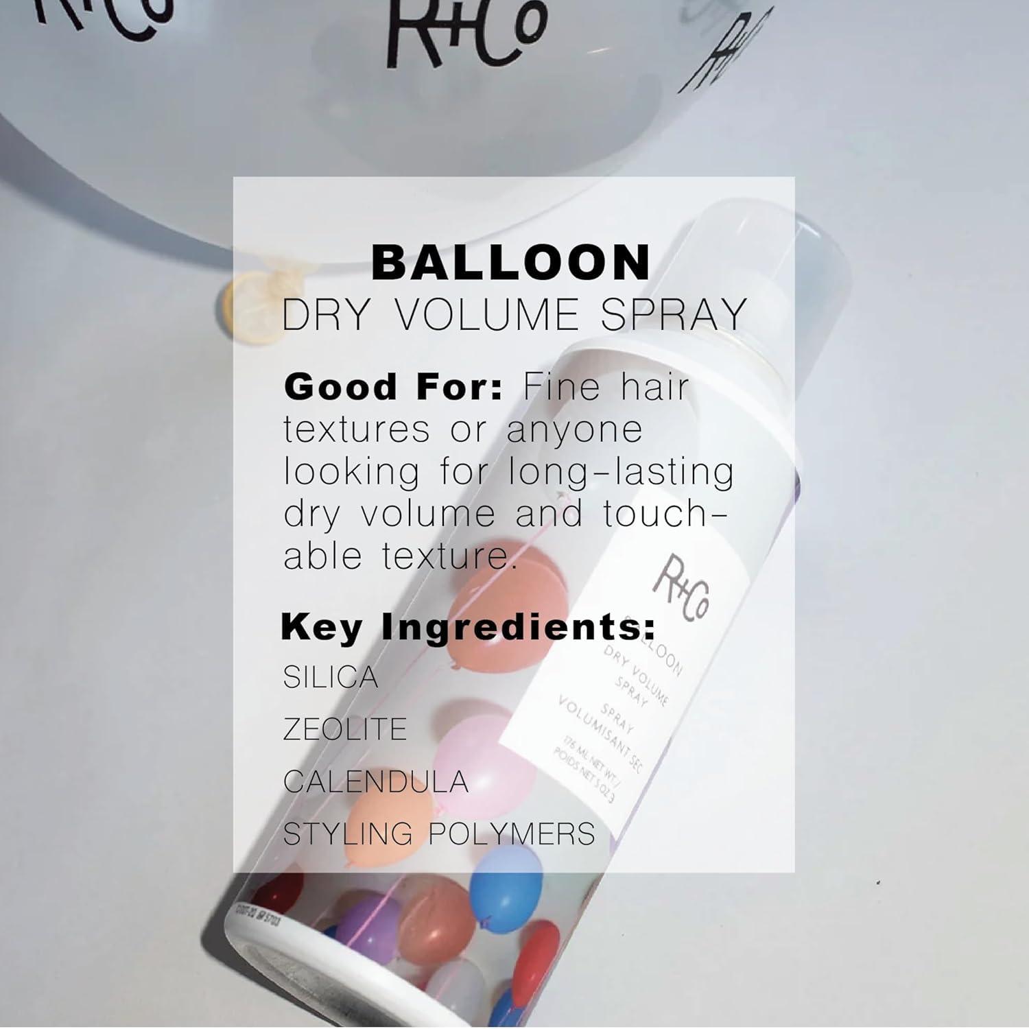 R+Co Balloon Dry Volume Spray (Packaging May Vary)(1.6 Ounce (Pack of 1))