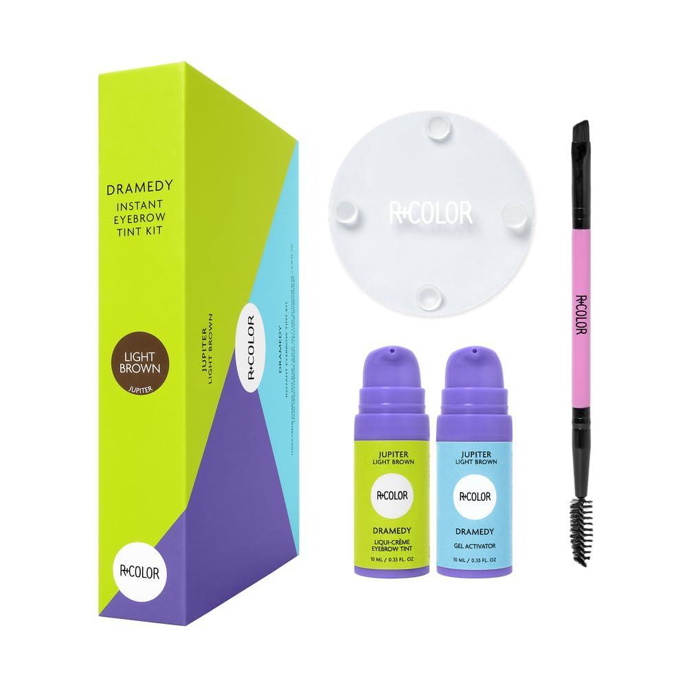 DRAMEDY Instant Eyebrow Tint Kit – 1.1-A INKPOT(Light Brown)