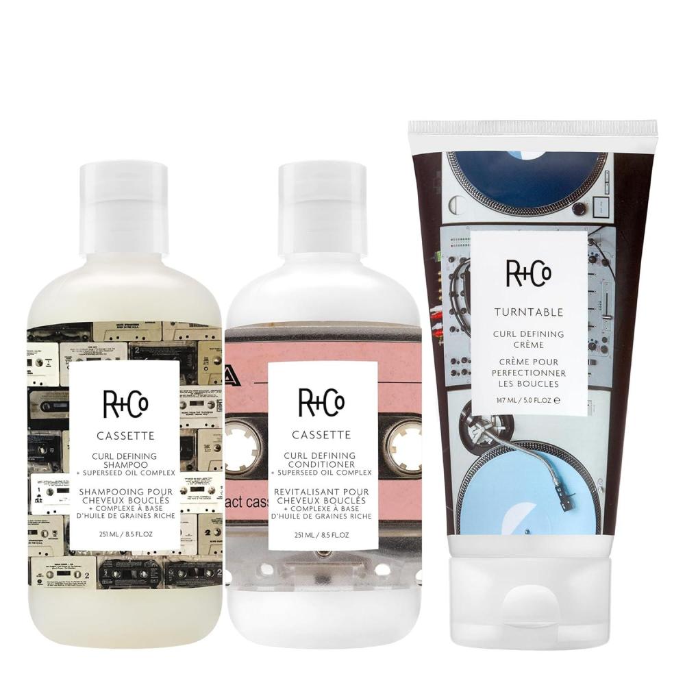 R+Co Cassette Curl Defining Masque | Defined Curls + Deep Hydration + Nourishing | Vegan + Cruelty-Free | 5 Oz(7.33 Fl Oz (Pack of 3))