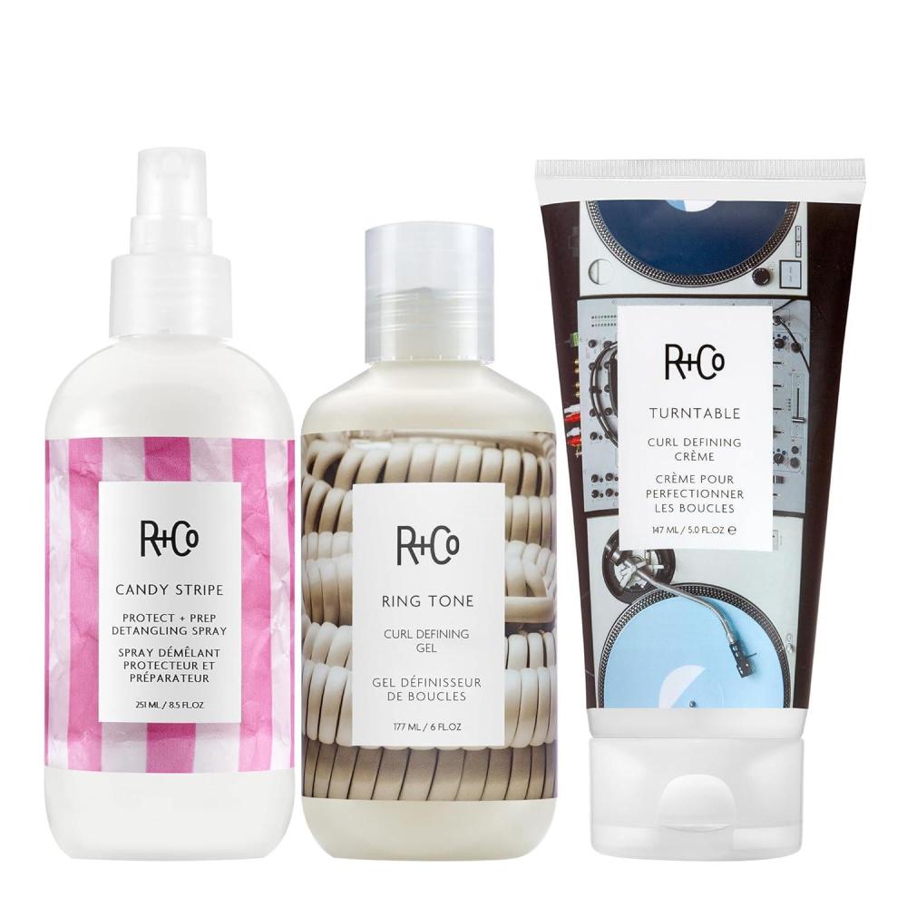 R+Co Candy Stripe Protect + Prep Detangling Spray | Instantly Detangles, Nourishes Hair, Prevents Breakage | Vegan + Cruelty-Free | 8.5 Fl Oz(19.5 Fl Oz (Pack of 1))