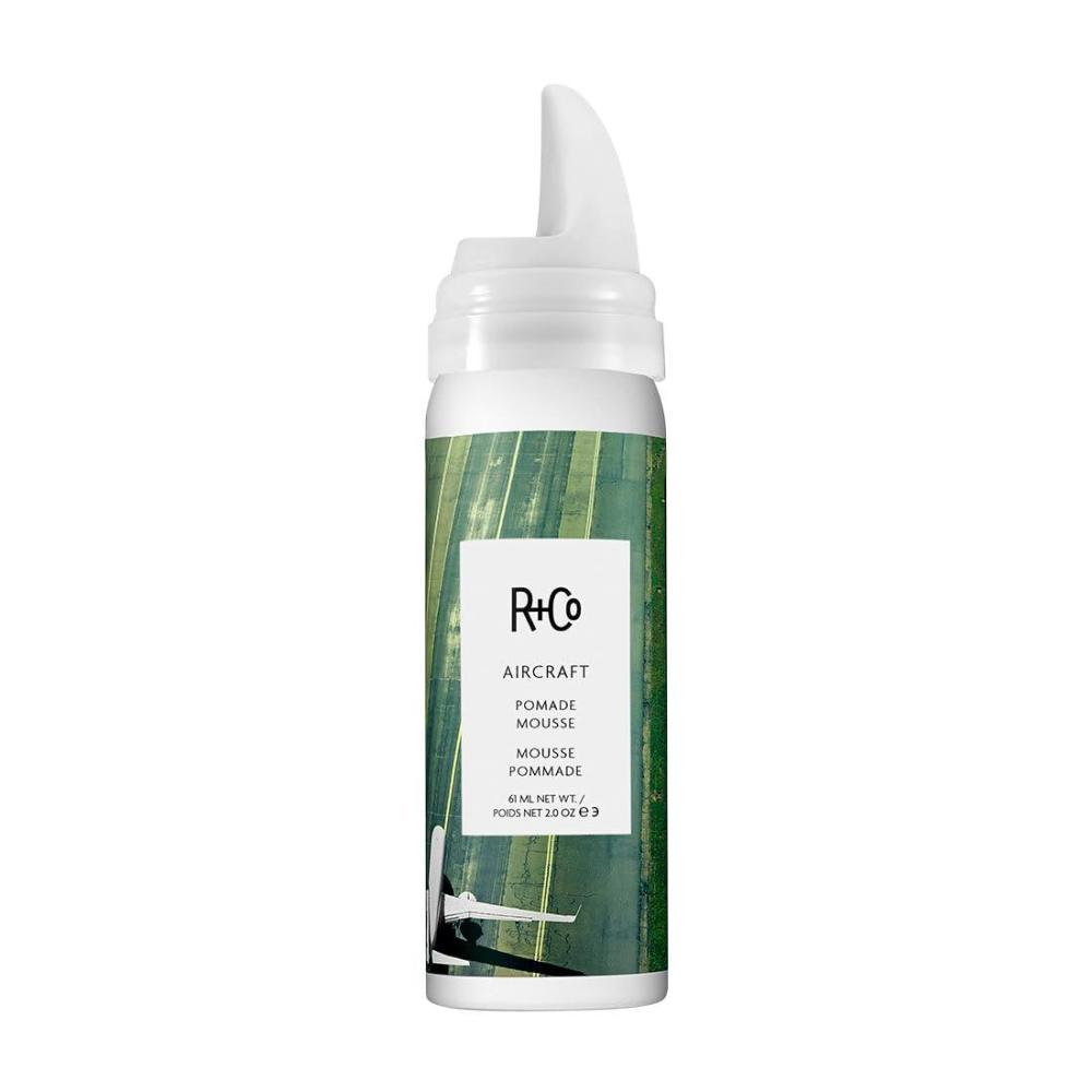 R+Co Aircraft Pomade Mousse | Lightweight Mousse for Texture, Volume & Definition | Anti-Frizz Hair Styling Foam for Tousled, Lived-In Looks | Vegan, Cruelty-Free & Paraben-Free(2 Fl Oz (Pack of 1))