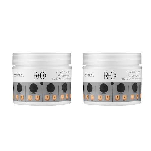 R+Co Control Flexible Paste | Strong Hold + Natural Finish| Vegan + Cruelty-Free | 2.2 Oz(2.2 Ounce (Pack of 2))