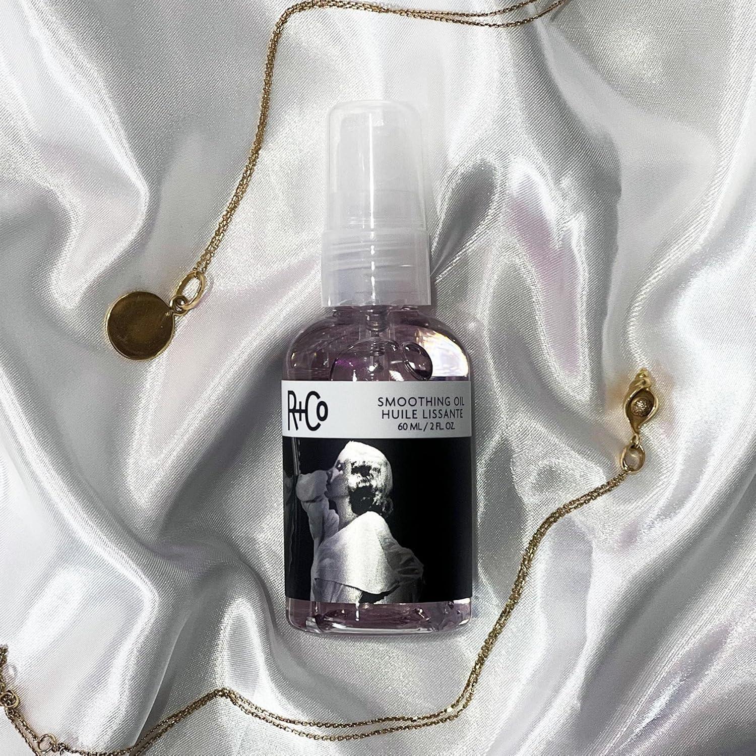 R+Co TWO WAY MIRROR Smoothing Oil – Frizz-Control & Shine-Enhancing Hair Oil, Smooths & Softens Hair, All Hair Types(2 Fl Oz (Pack of 1))