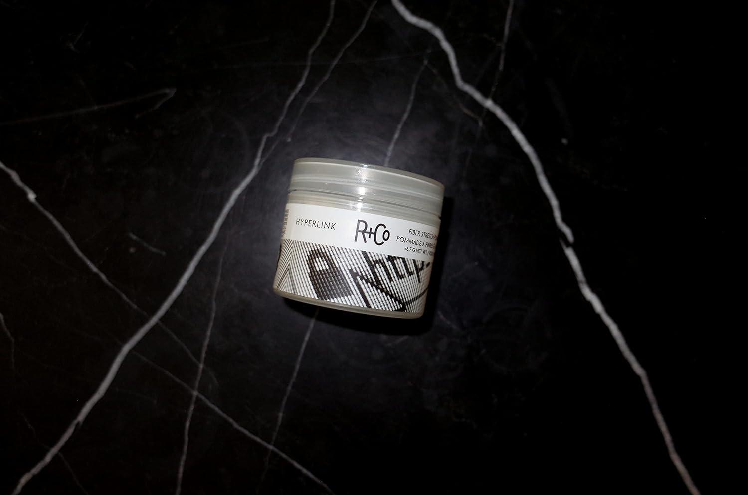 R+Co HYPERLINK Fiber Stretch Pomade – Hair Styling Pomade for Hold & Flexibility, Adds Texture & Definition, All Hair Types(2 Ounce (Pack of 1))