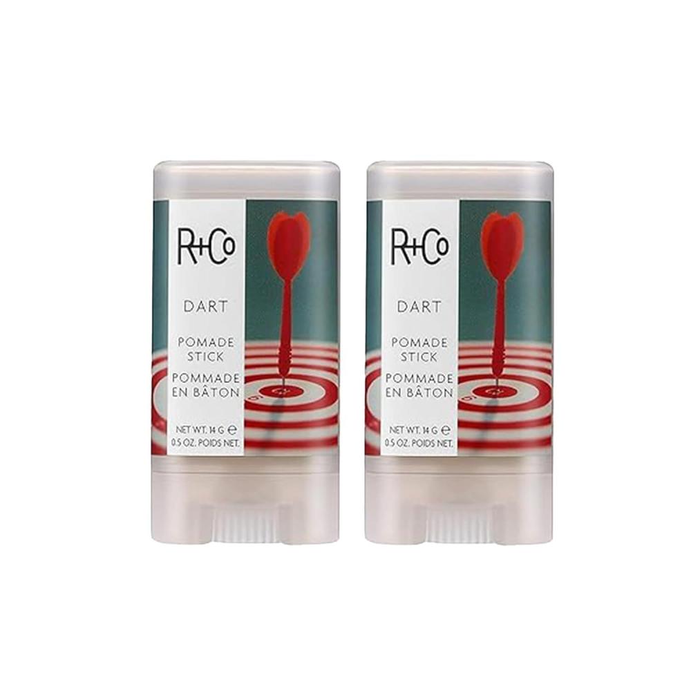 R+Co Dart Hair Wax Stick | Tame Flyaways, Sculpt & Polish | Long-Lasting Texture | Vegan + No Parabens | 0.5 Ounce (Pack of 1)(0.5 Ounce (Pack of 2))