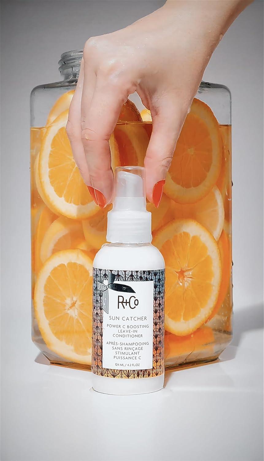 R+Co SUN CATCHER Vitamin C Leave-In Conditioner – Hydrating & Detangling Hair Treatment, Adds Shine & Protects Hair, All Hair Types(4.2 Ounce (Pack of 1))