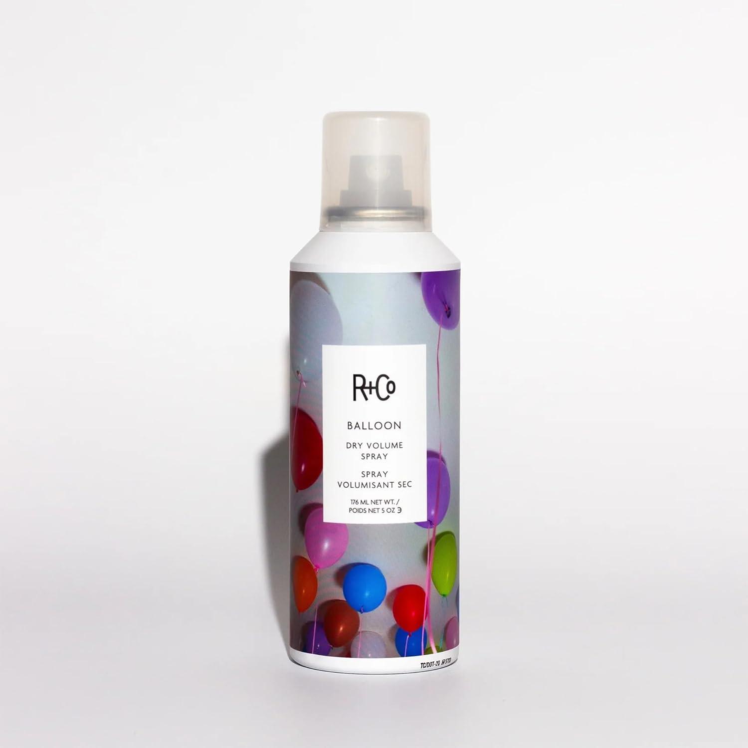 R+Co BALLOON Dry Volume Spray – Lightweight Hair Volumizer, Adds Lift & Texture, All Hair Types(5 Fl Oz (Pack of 1))