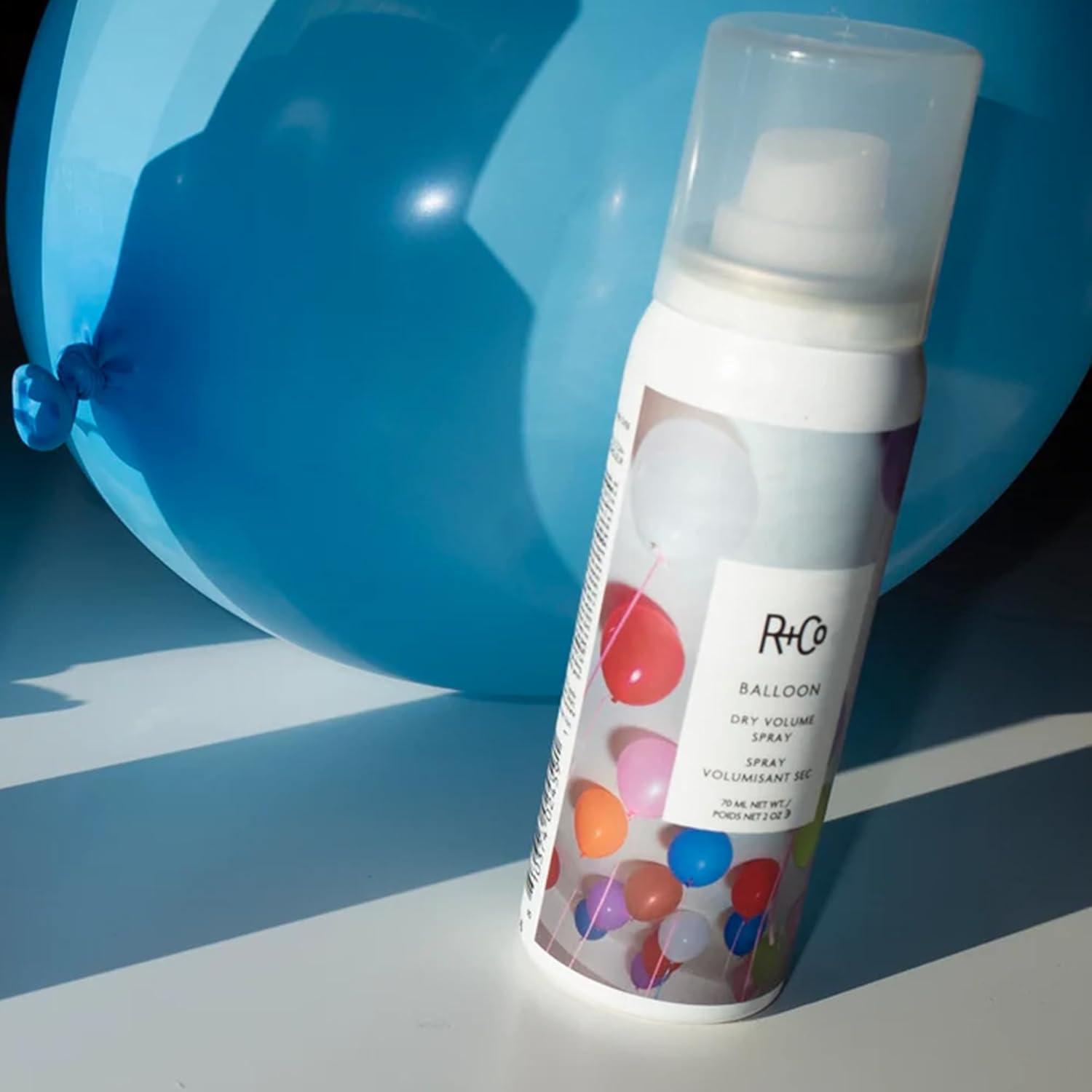 R+Co BALLOON Dry Volume Spray – Lightweight Hair Volumizer, Adds Lift & Texture, All Hair Types(5 Fl Oz (Pack of 1))