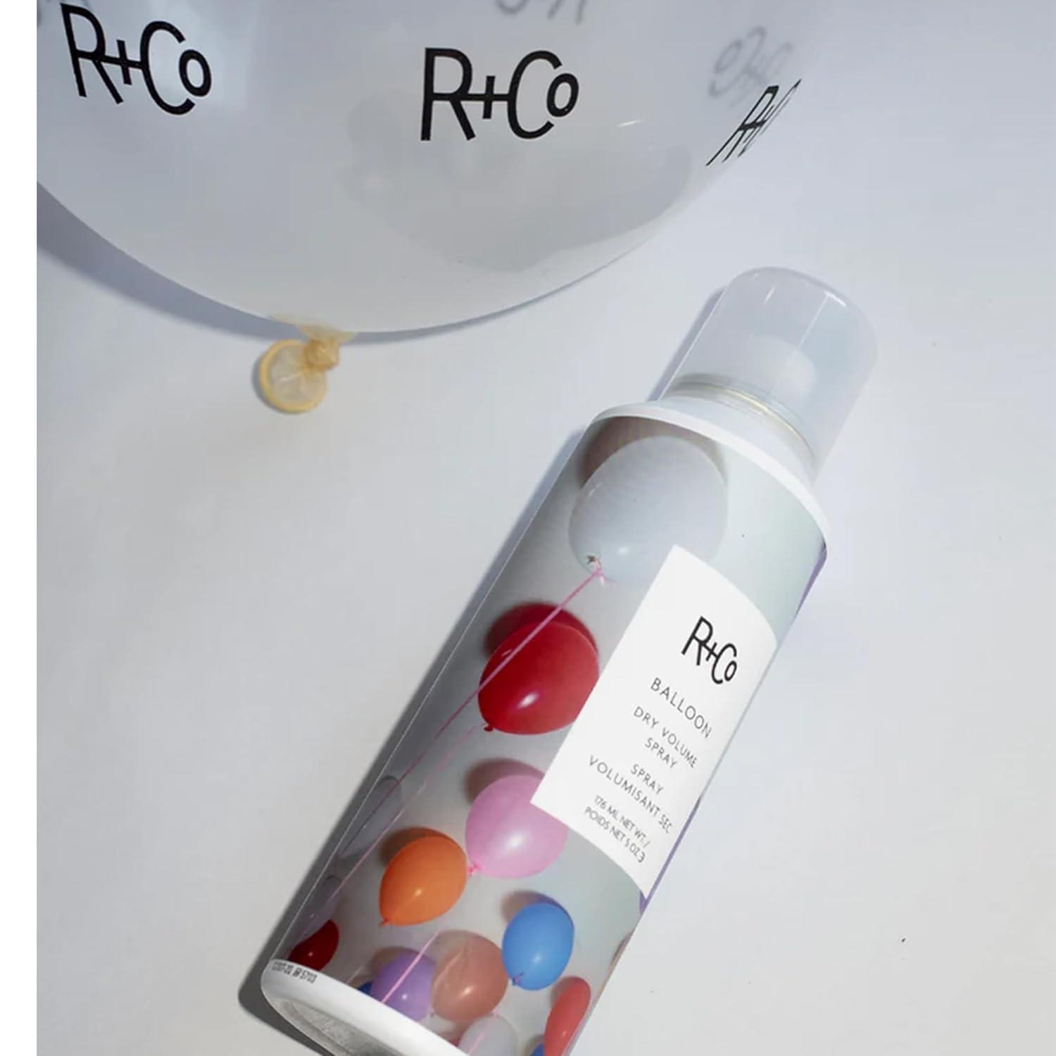 R+Co BALLOON Dry Volume Spray – Lightweight Hair Volumizer, Adds Lift & Texture, All Hair Types(5 Fl Oz (Pack of 1))