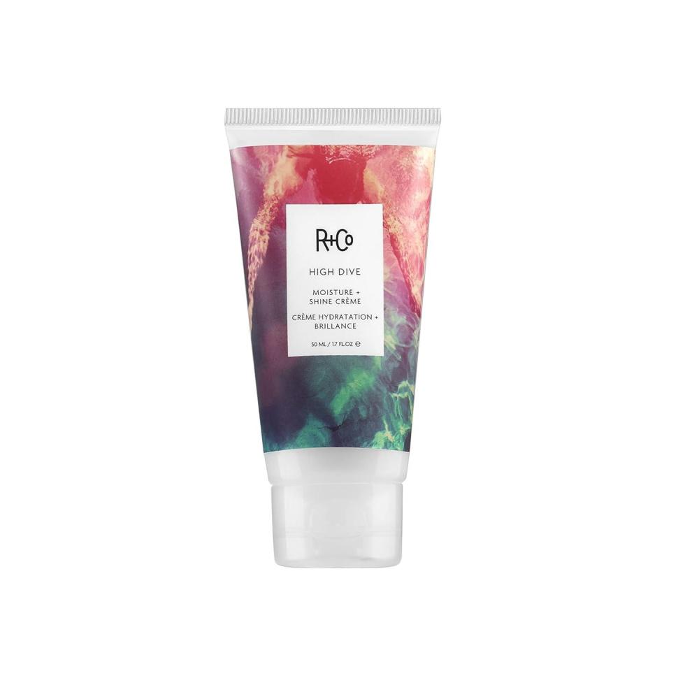 R+Co HIGH DIVE Moisture + Shine Crème Travel – Hydrating & Glossy Hair Cream, Adds Softness & Manageability, All Hair Types(1.7 Fl Oz (Pack of 1))