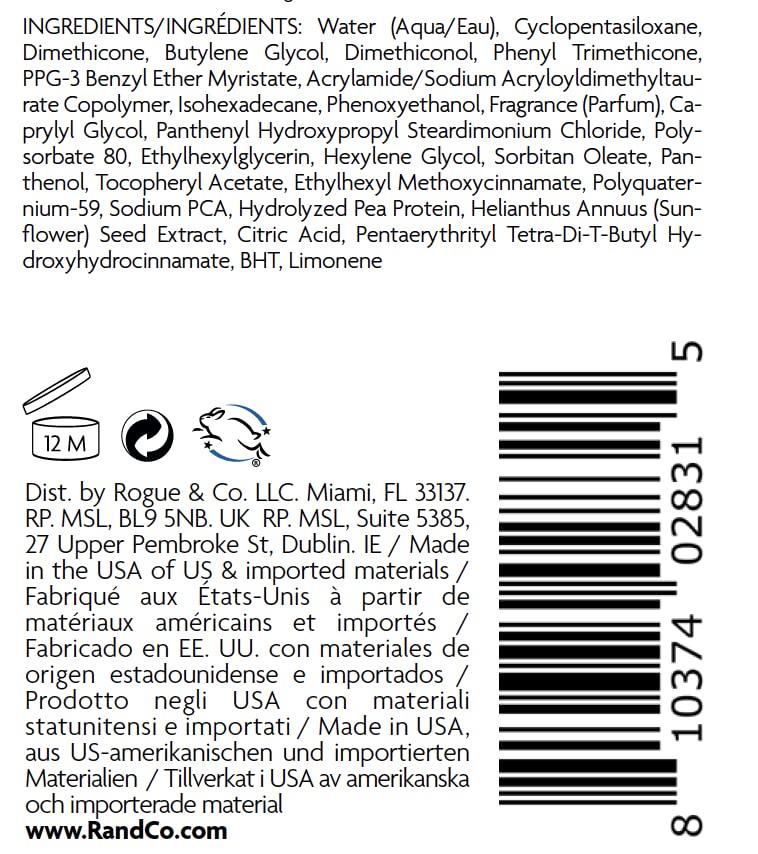 R+Co HIGH DIVE Moisture + Shine Crème Travel – Hydrating & Glossy Hair Cream, Adds Softness & Manageability, All Hair Types(1.7 Fl Oz (Pack of 1))