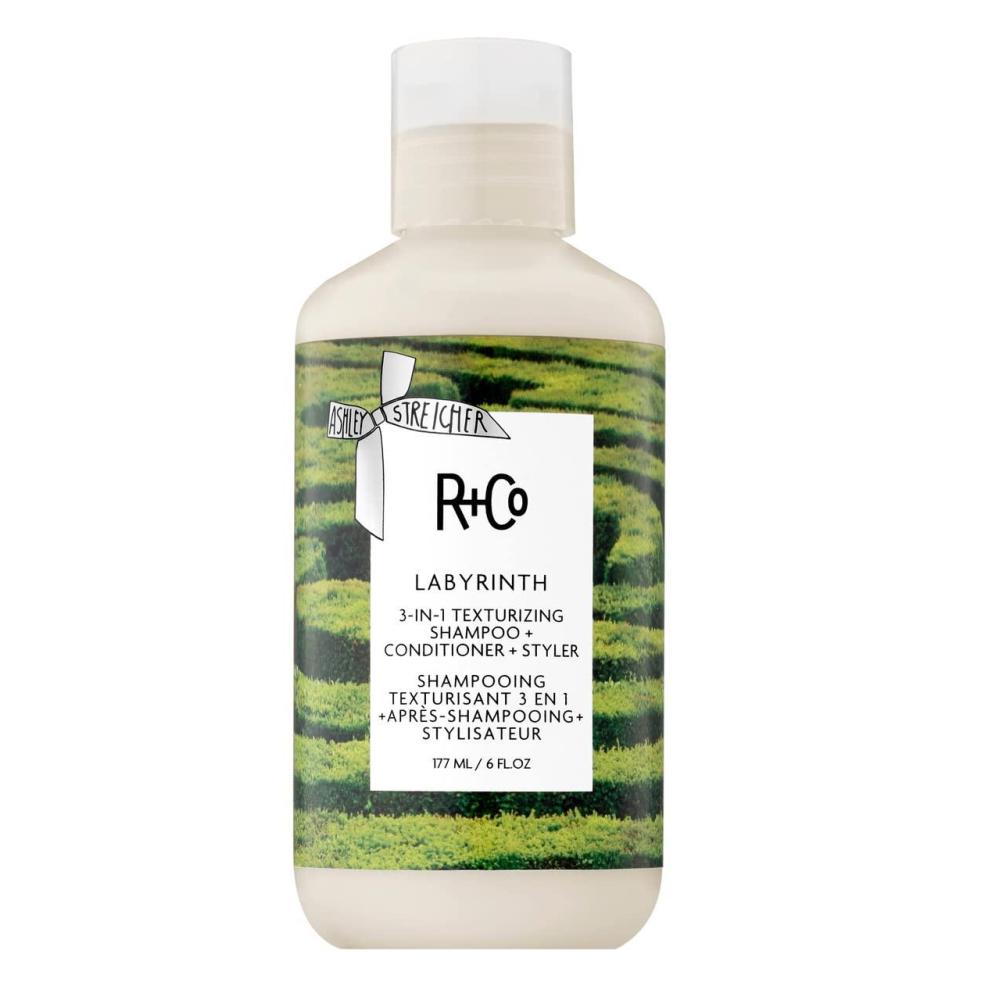 R+Co Labyrinth 3-in-1 Texturizing Shampoo + Conditioner + Styler | Touchable Texture + Volume + Hydration | Vegan + Cruelty-Free | 6 OZ(Single)