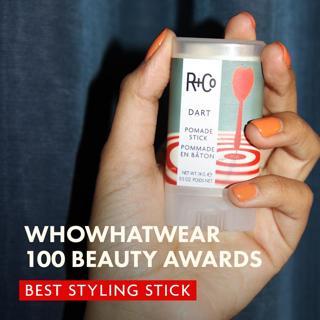 R+Co Dart Hair Wax Stick | Tame Flyaways, Sculpt & Polish | Long-Lasting Texture | Vegan + No Parabens | 0.5 Ounce (Pack of 1)(0.5 Ounce (Pack of 1))