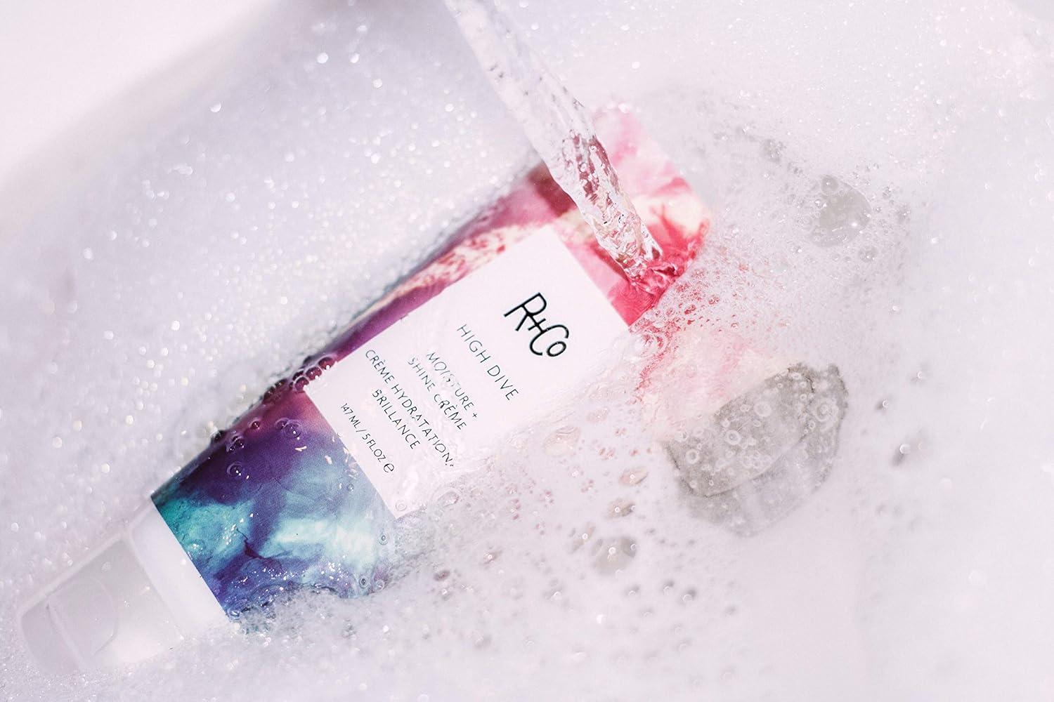 R+Co HIGH DIVE Moisture + Shine Crème – Hydrating & Glossy Hair Cream, Adds Softness & Manageability, All Hair Types(5 Fl Oz (Pack of 1))