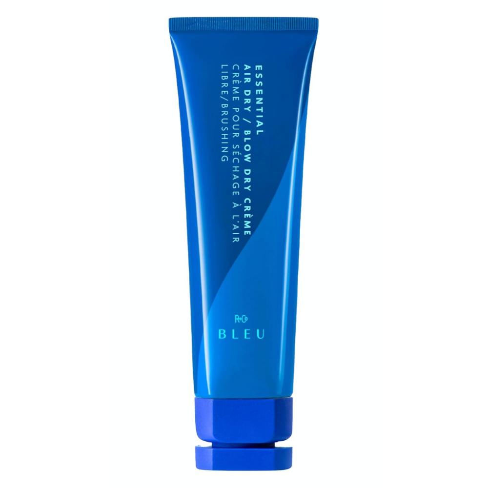 R+Co BLEU Essential Air Dry Blow Dry Crème – Lightweight Heat Protectant Styling Cream for Frizz Control, Hydration & Shine – Smooths & Detangles for All Hair Types – Paraben-Free – 4.2 oz