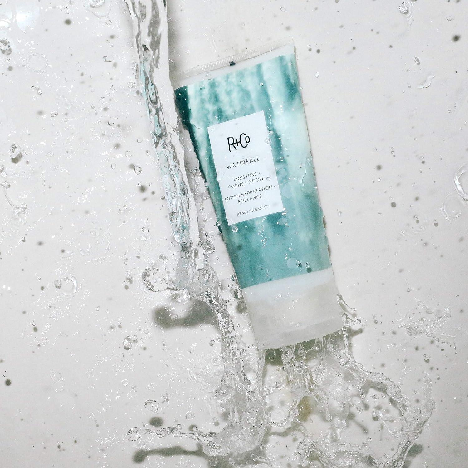 R+Co WATERFALL Moisture + Shine Lotion – Lightweight Hydration & Frizz Control, Softens & Adds Shine, All Hair Types(5 Fl Oz (Pack of 1))