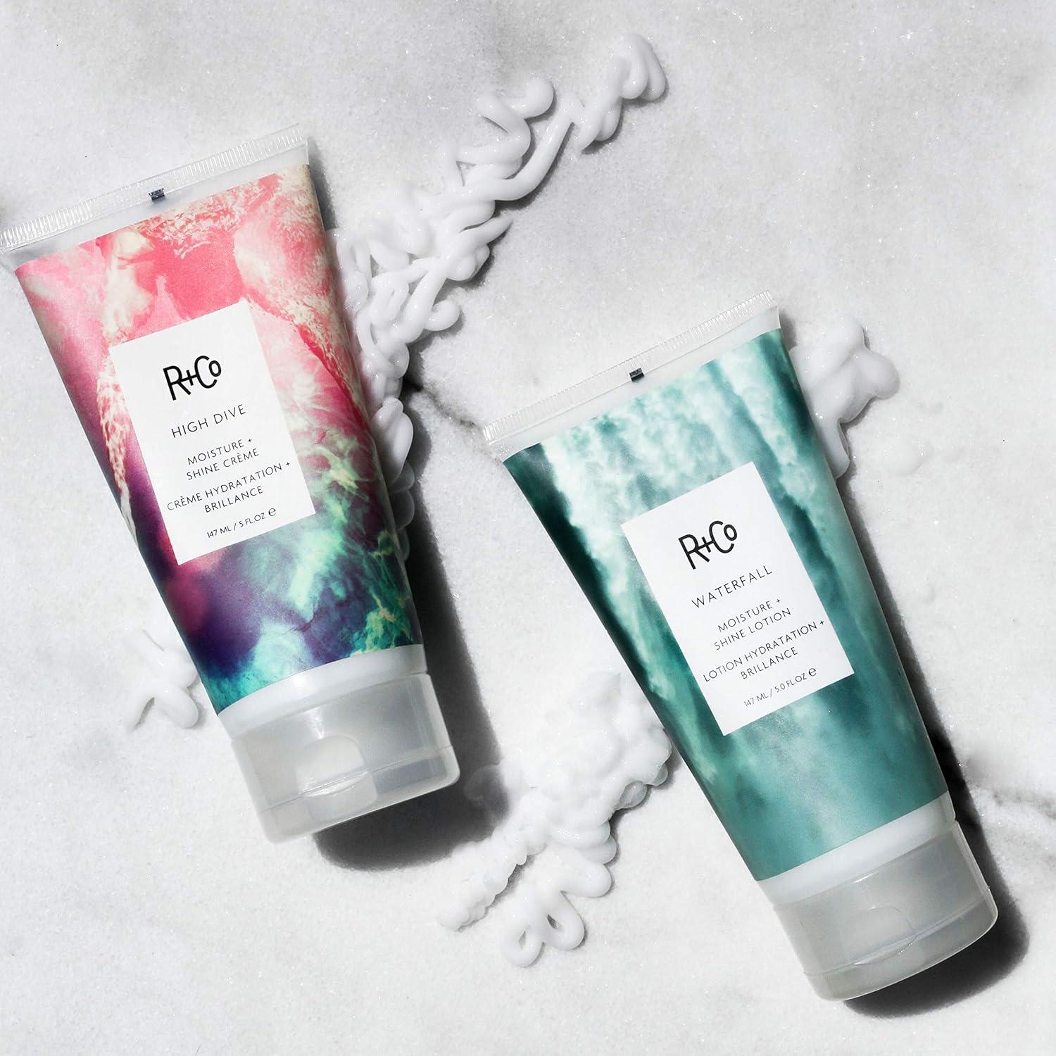 R+Co WATERFALL Moisture + Shine Lotion – Lightweight Hydration & Frizz Control, Softens & Adds Shine, All Hair Types(5 Fl Oz (Pack of 1))
