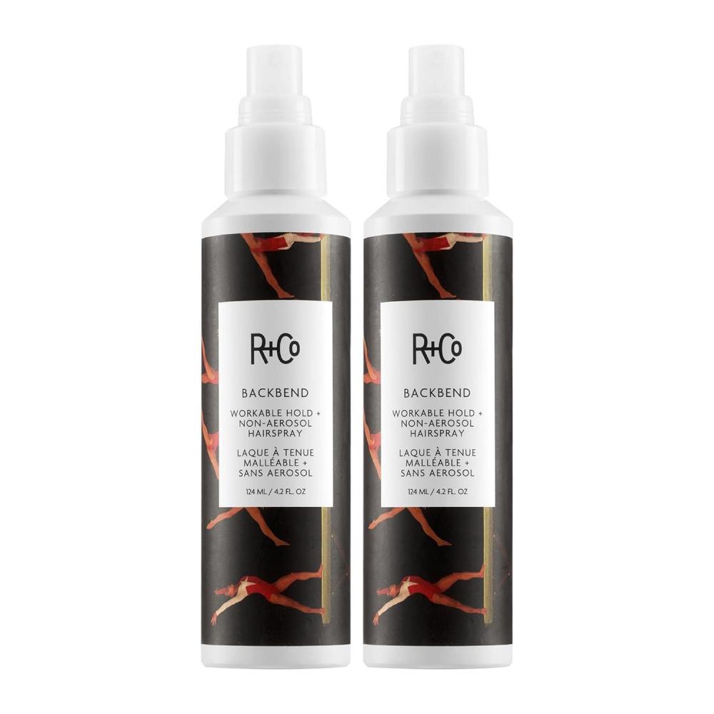 R+Co Backbend Workable Hold + Non-Aerosol Hairspray | Non-Aerosol, Quick-drying, and Weightless Hairspray | Vegan + Cruelty-Free | 4.2 Oz(4.2 Fl Oz (Pack of 2))