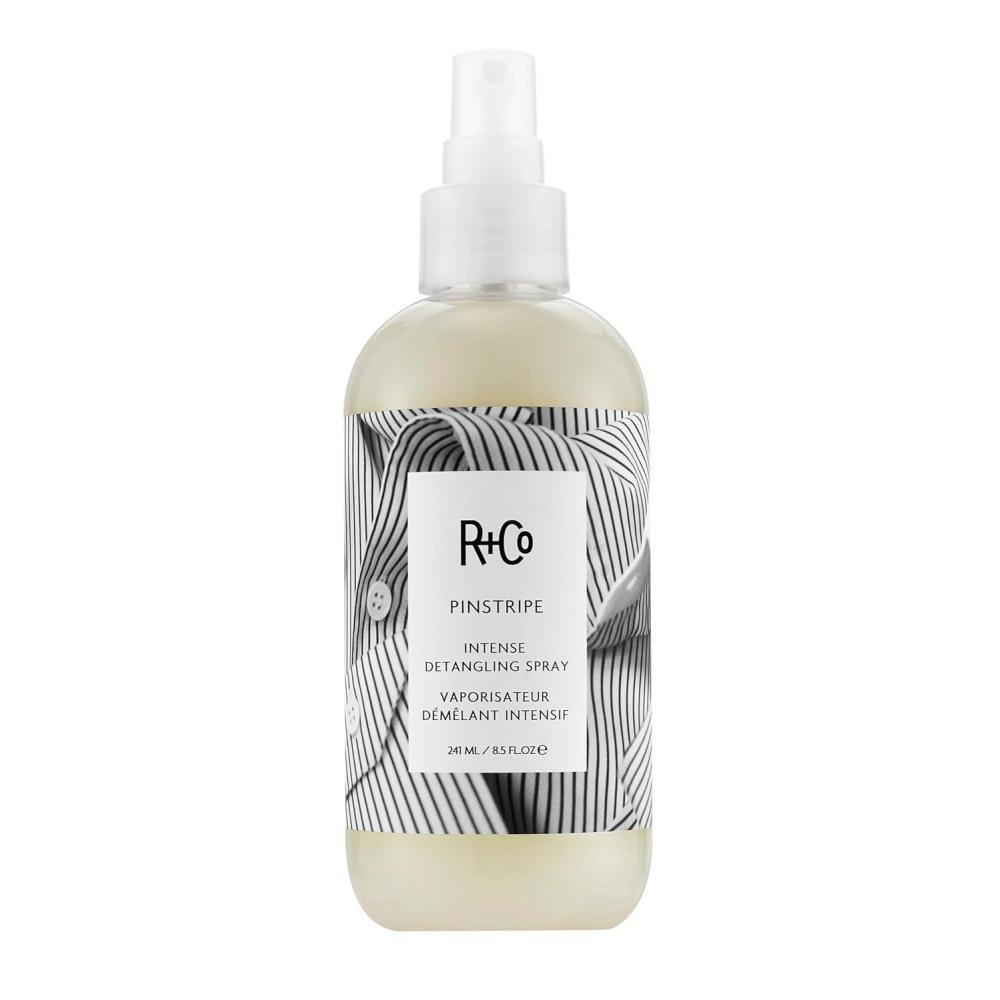 R+Co Pinstripe Intense Detangling Spray | Weightless Hydration + Conditions + Adds Shine | Vegan + Cruelty-Free | 8.5 Oz