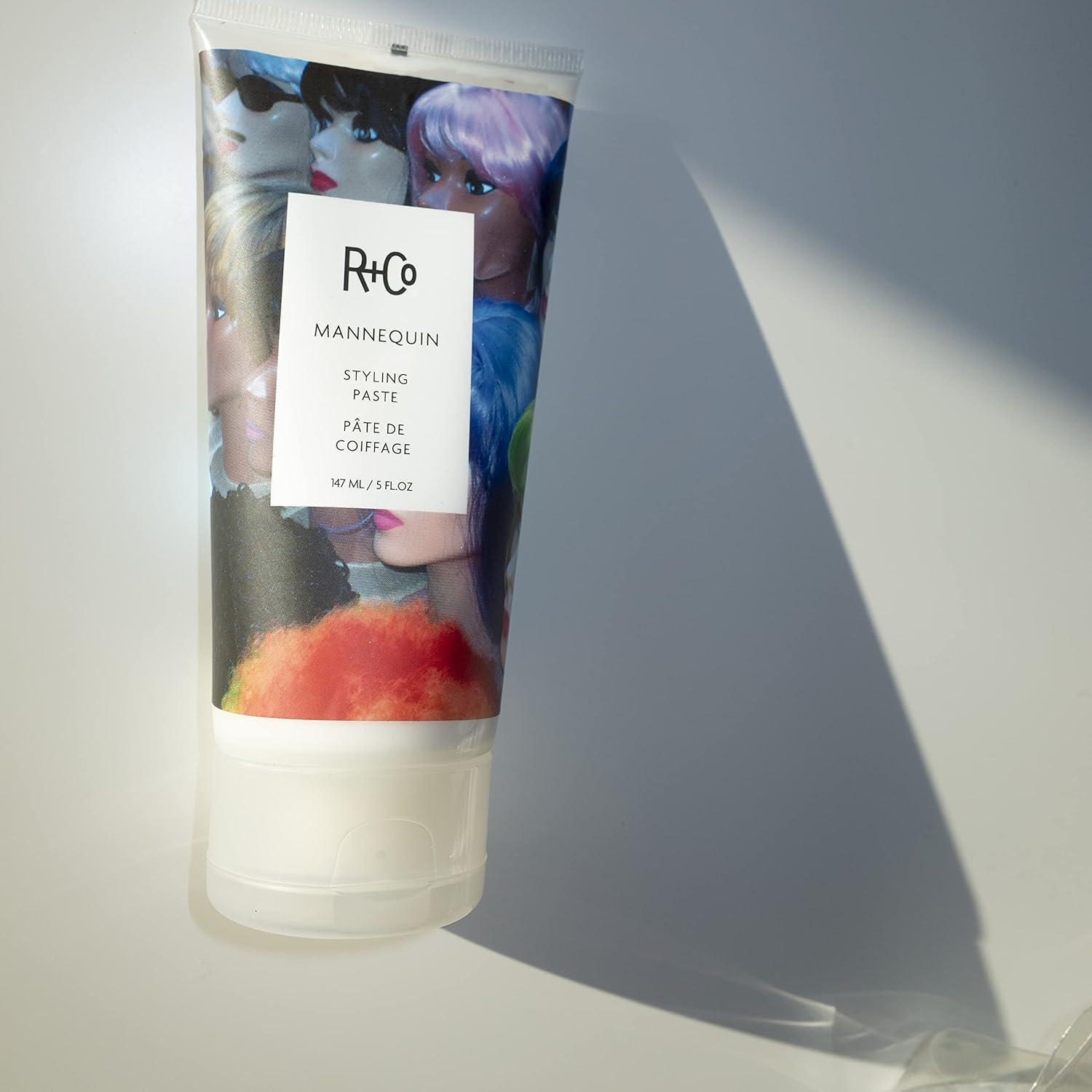 R+Co MANNEQUIN Styling Paste – Hair Styling Paste for Hold & Texture, Adds Definition & Control, All Hair Types(5 Fl Oz (Pack of 1))