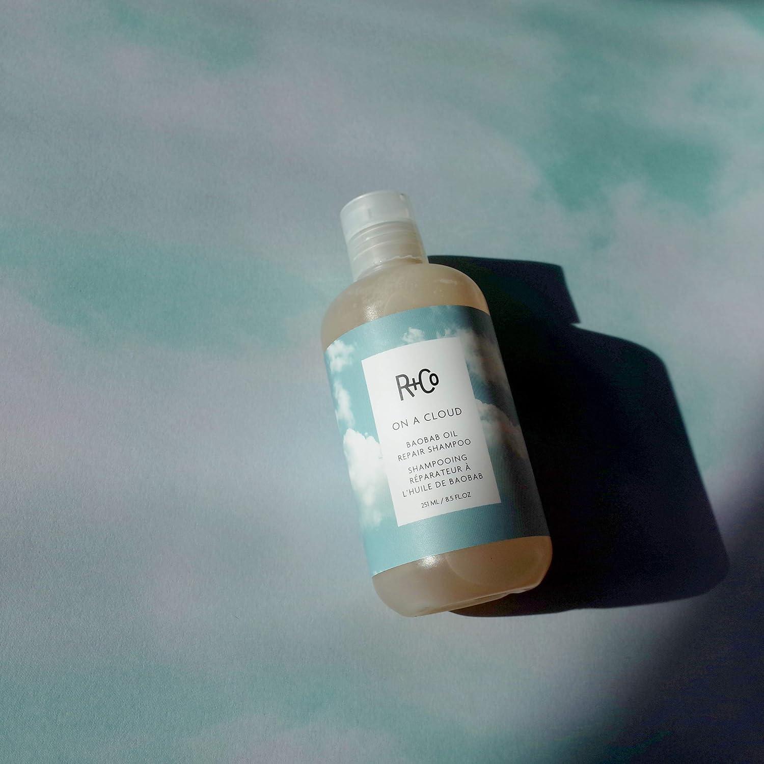 R+Co On A Cloud Baobab Repair Shampoo | Gentle Cleansing + Rebonds + Hydrates | Vegan + Cruelty-Free | 8.5 OZ(Single)