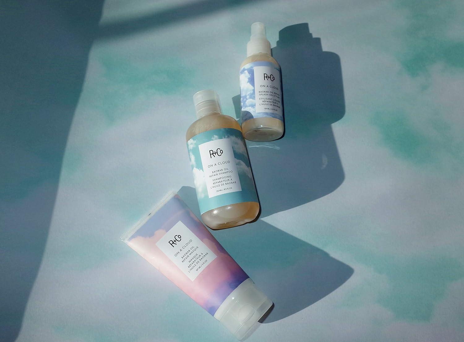 R+Co On A Cloud Baobab Repair Shampoo | Gentle Cleansing + Rebonds + Hydrates | Vegan + Cruelty-Free | 8.5 OZ(Single)