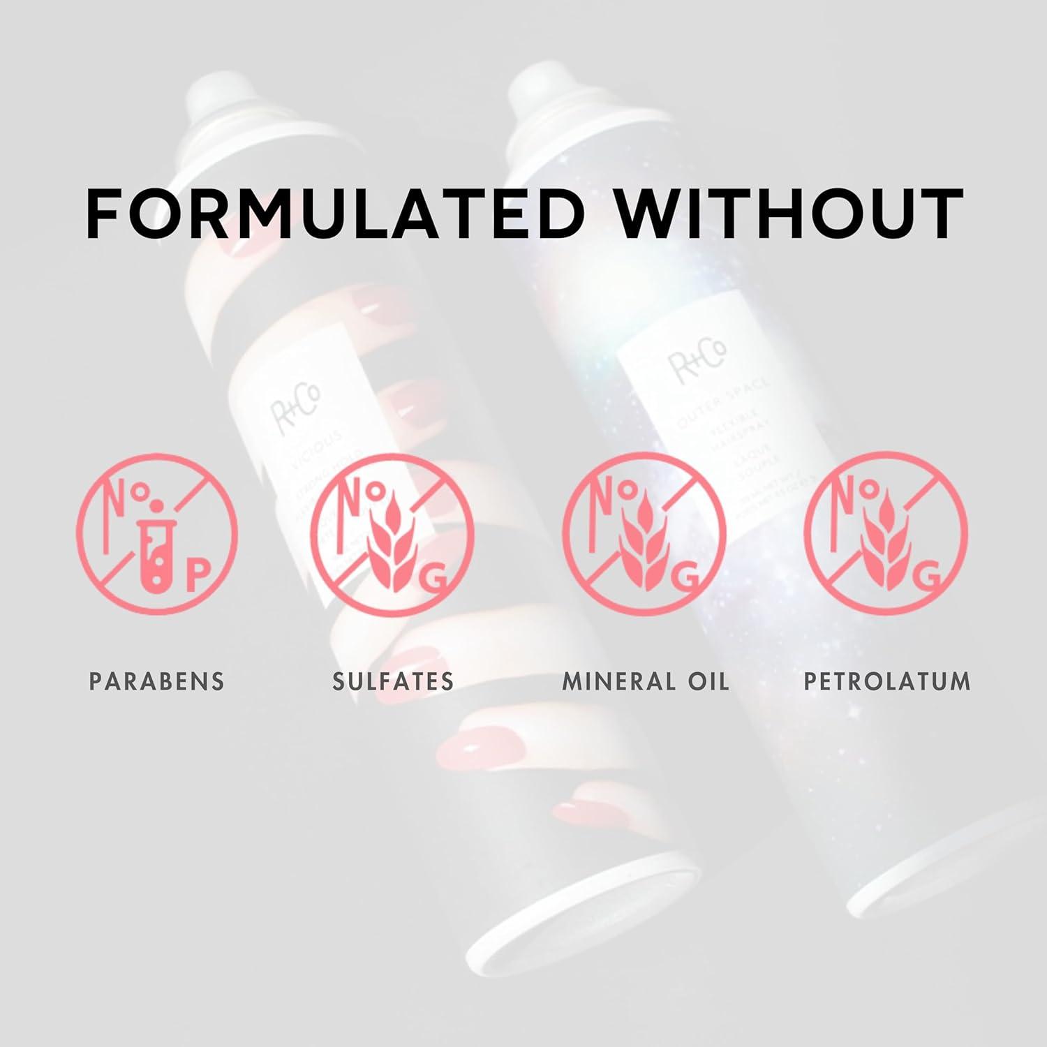 R+Co Vicious Strong Hold Flexible Hairspray