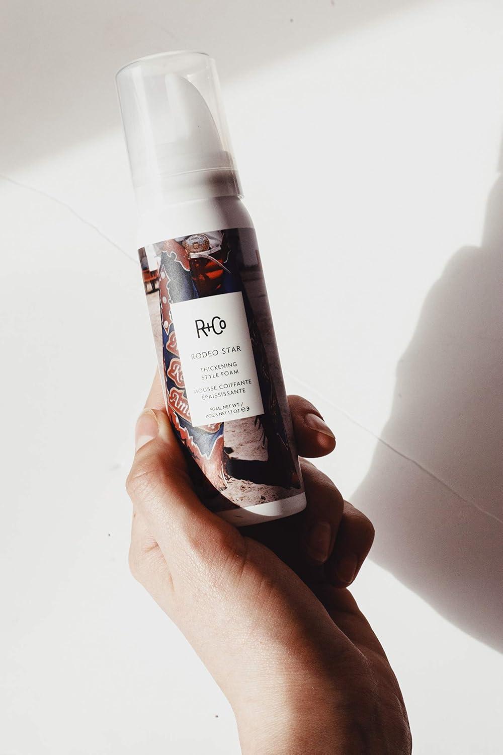 R+Co Rodeo Star Thickening Foam, Adds Dramatic Volume to Fine to Medium Hair