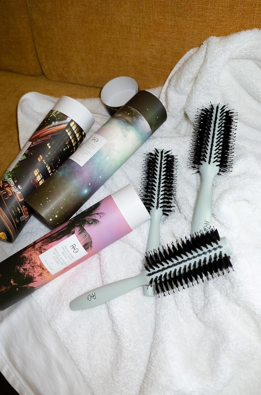 R+Co Vegan Boar Bristle Hair Brush #3 (58 mm)
