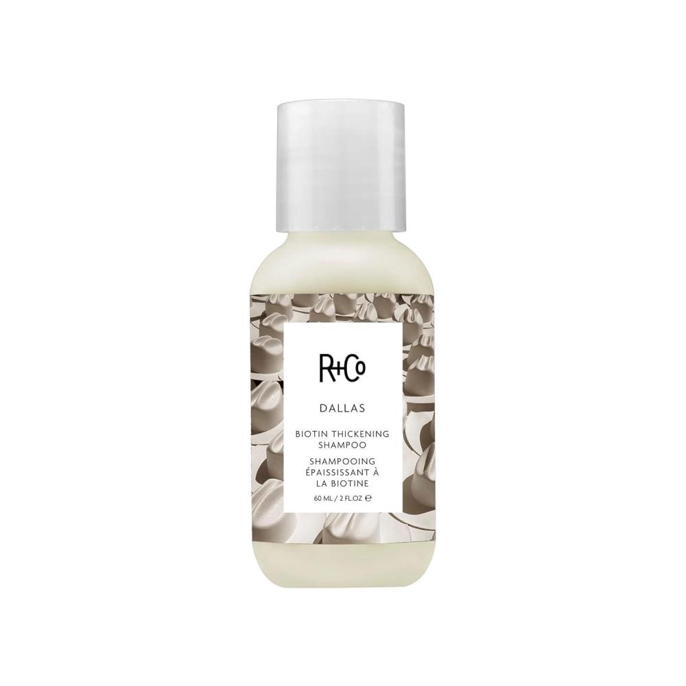 R+Co Dallas Thickening Shampoo | Biotin for Hair Growth, Thickening, + Strengthening | Vegan + Cruelty-Free |(2 Fl Oz (Pack of 1))