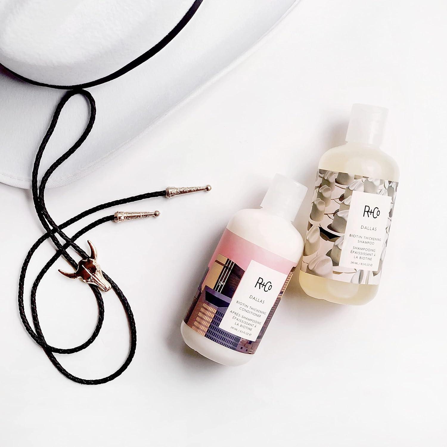 R+Co Dallas Thickening Shampoo | Biotin for Hair Growth, Thickening, + Strengthening | Vegan + Cruelty-Free |(2 Fl Oz (Pack of 1))