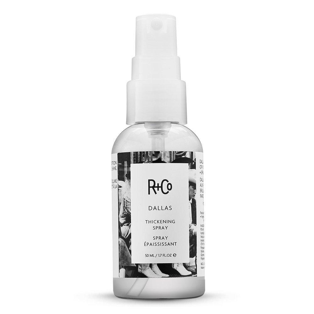 R+Co Dallas Hair Thickening Spray | Volumizing & Texturizing Spray for All Lengths | Adds Volume, Body & Shine | Perfect for Blowouts, Curling Irons & Roller Sets(1.7 Fl Oz (Pack of 1))