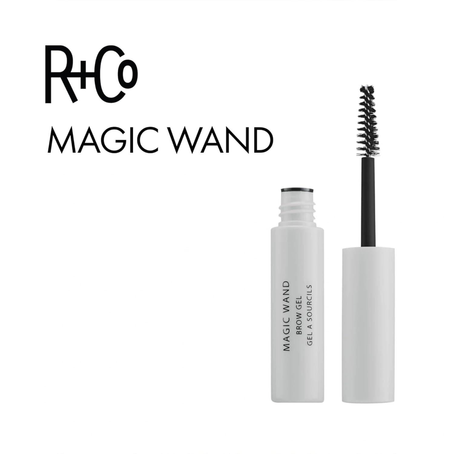 R+Co Magic Wand Brow Gel | Tack-Free, Tames + Conditions Brows | Vegan + Cruelty-Free | .14 Oz