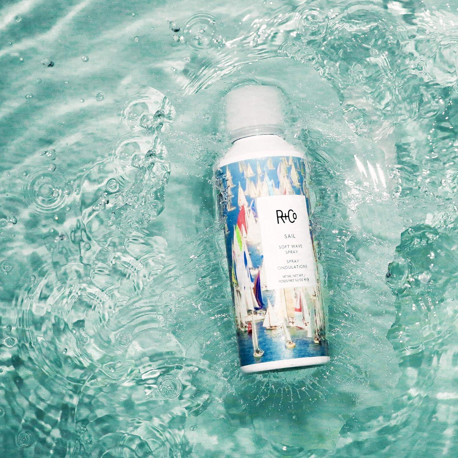 R+Co SAIL Soft Wave Spray – Texturizing & Sea Salt Hair Spray, Adds Beachy Waves & Volume, All Hair Types(5.2 Fl Oz (Pack of 1))