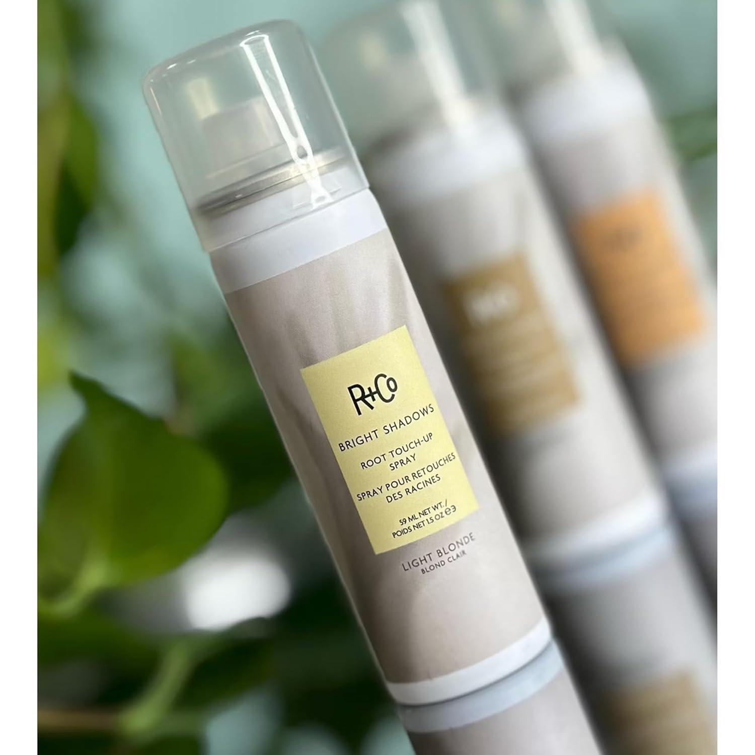 R+Co Bright Shadows Root Touch-Up Spray – 1.5 Oz(Light Blonde)