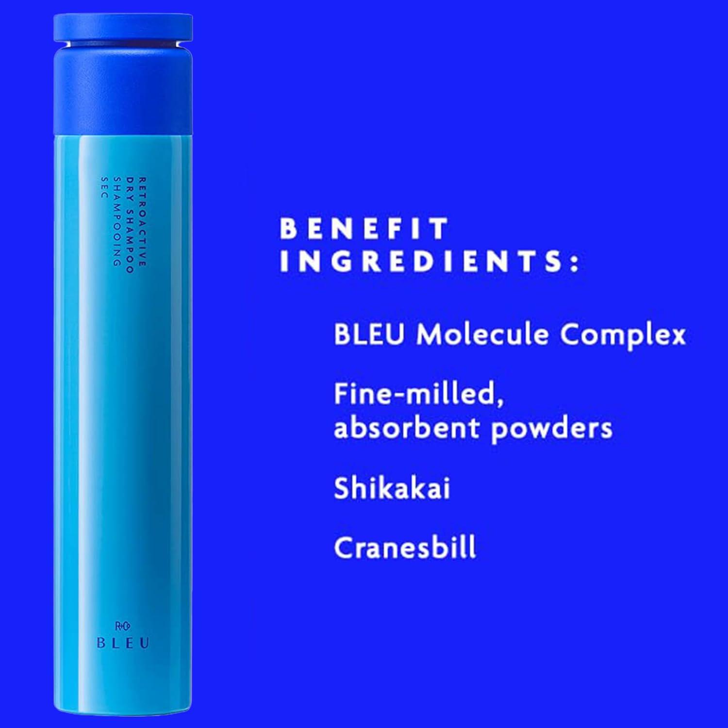 R+Co BLEU Retroactive Dry Shampoo | Weightless Volume + Shine + Bounce | Vegan, Sustainable + Cruelty-Free | 6.5 Oz(6.5 Ounce (Pack of 1))