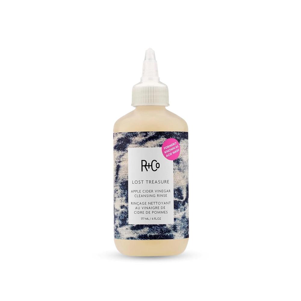 R+Co Lost Treasure Apple Cider Vinegar Cleansing Rinse | Dramatic Shine + Softens Hair + Preserves Color | Vegan + Cruelty-Free | 6 Oz(6 Fl Oz (Pack of 1))
