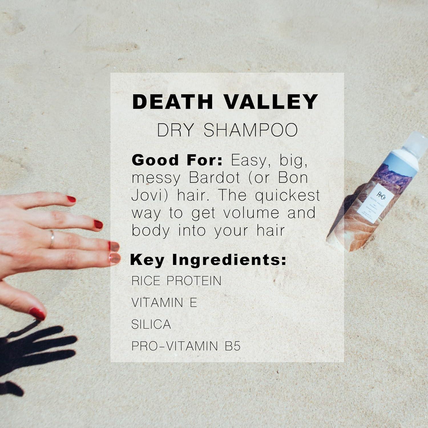 R+Co Death Valley Dry Shampoo For Women | Adds Volume & Body | Vegan, Gluten-Free & No Parabens |(6.0 Ounce + 1.6 Ounce (Pack of 2))