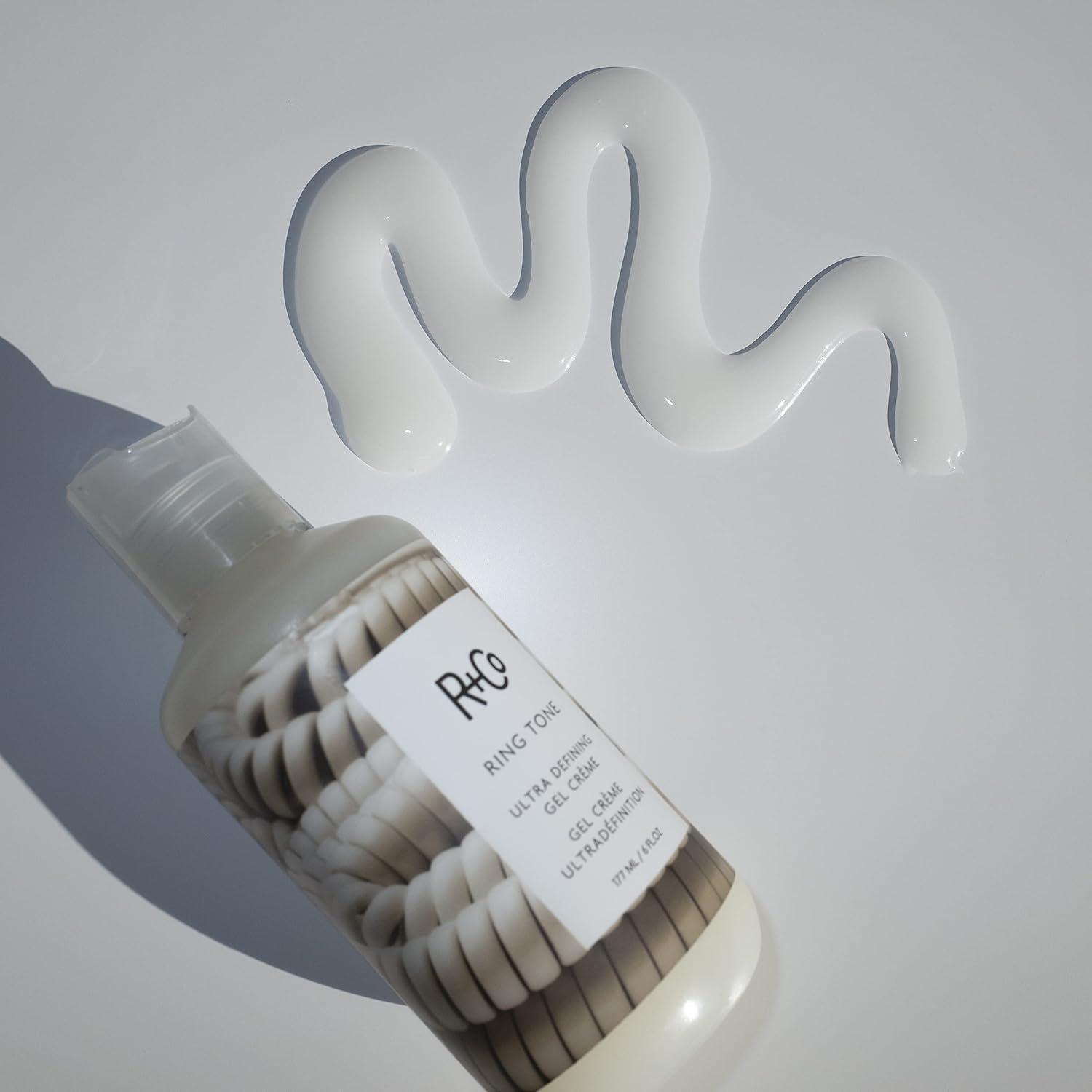 R+Co RINGTONE Curl Cream – Defines & Enhances Curls, Adds Moisture & Shine, All Hair Types(6 Ounce (Pack of 1))