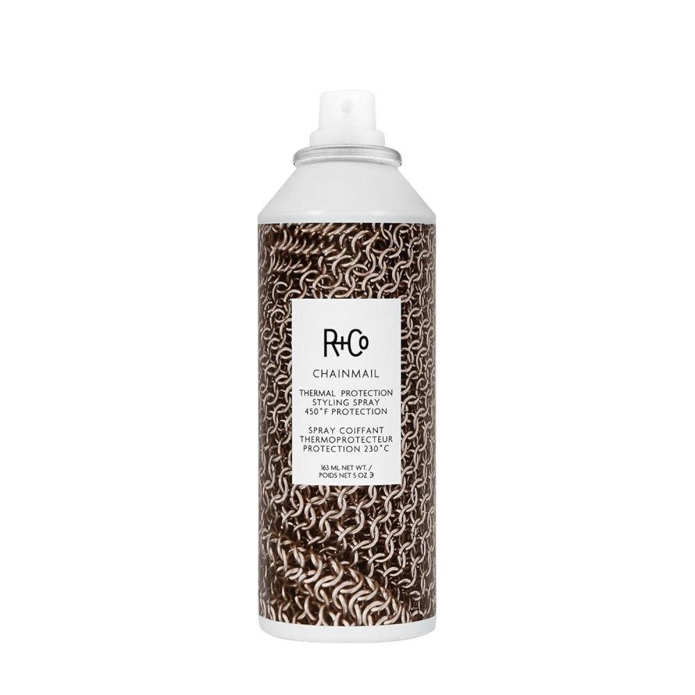 R+Co CHAINMAIL Thermal Protection Spray – Heat Protectant for Hair, Strengthens & Smooths, All Hair Types(5 Ounce (Pack of 1))
