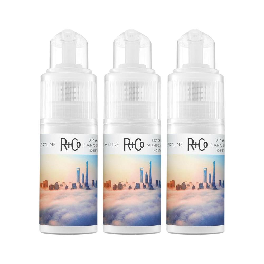 R+Co SKYLINE Dry Shampoo Powder – Oil-Absorbing & Volumizing Hair Powder, Refreshes Hair Between Washes, All Hair Types(1 Ounce (Pack of 3))