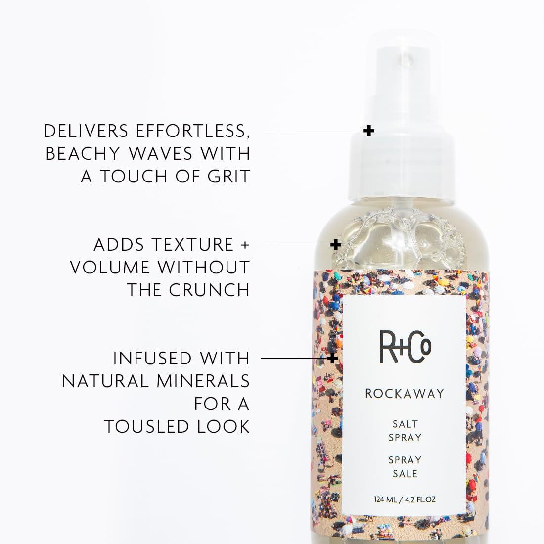R+Co Rockaway Salt Spray, Adds Volume and Hair Texture(4.2 Fl Oz (Pack of 1))
