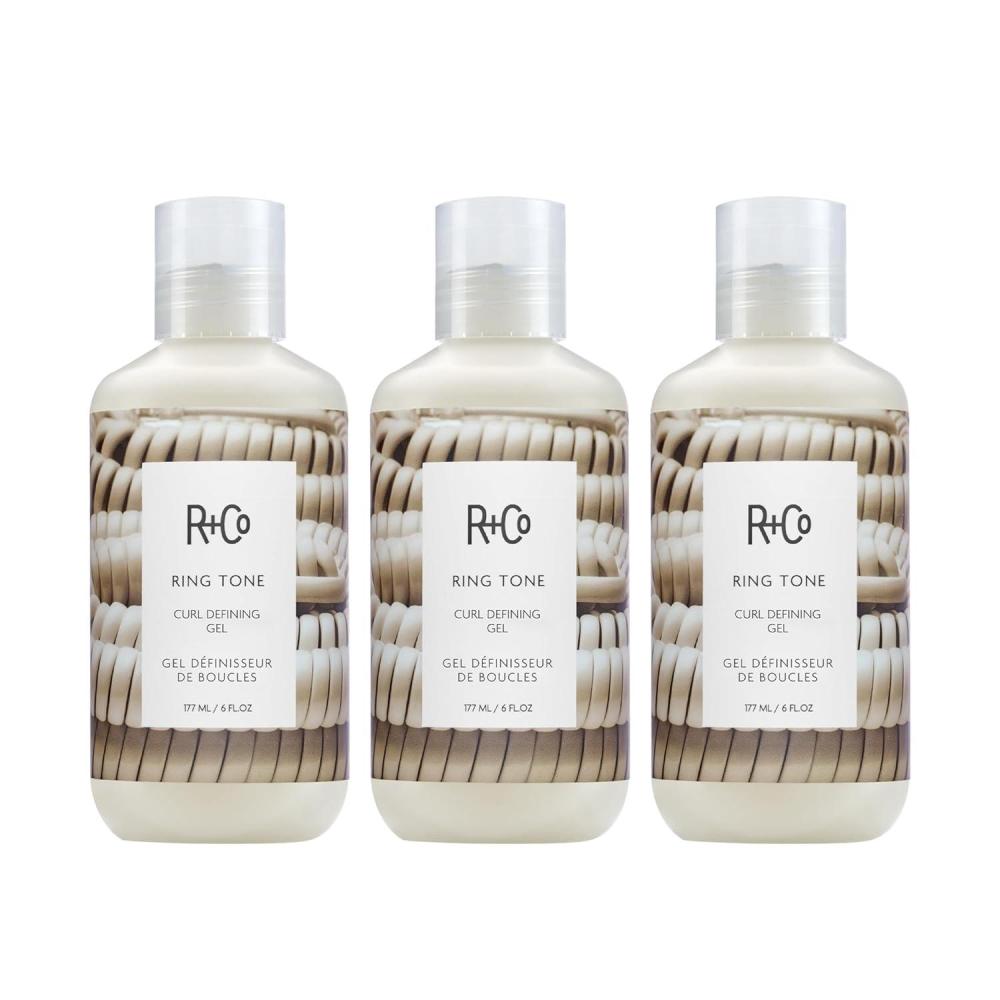 R+Co RINGTONE Curl Cream – Defines & Enhances Curls, Adds Moisture & Shine, All Hair Types(6 Ounce (Pack of 3))