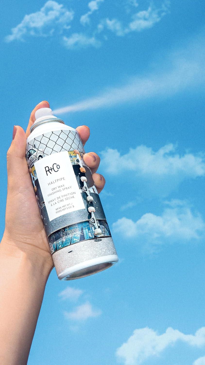 R+Co Halfpipe Dry Wax Finishing Spray | Workable Texture, Buildable Hold, Ultra-fine Mist | Vegan + Cruelty-Free | 5 Oz(5 Ounce (Pack of 1))