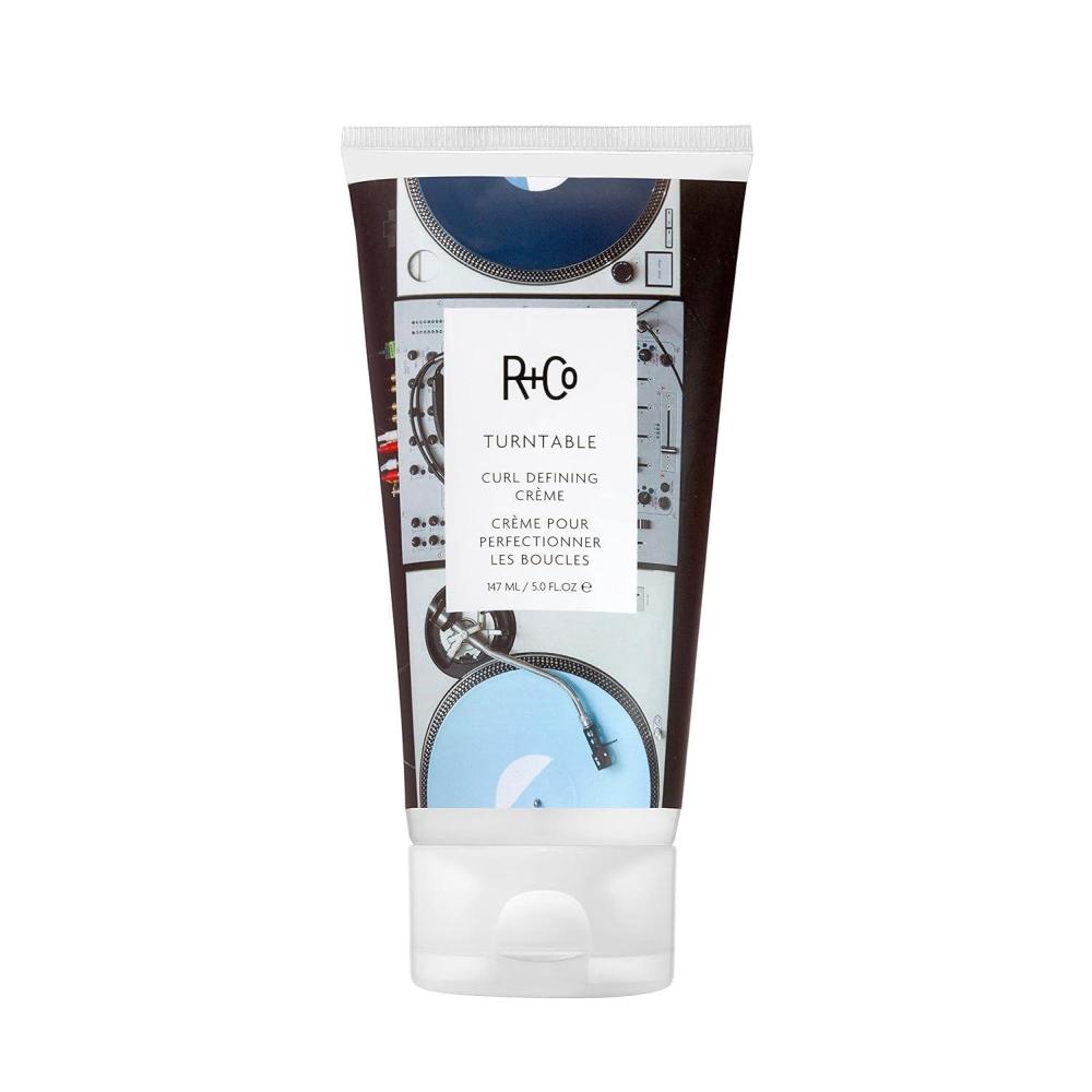 R+Co TURNTABLE Curl Defining Crème – Defines & Enhances Curls, Adds Moisture & Shine, All Hair Types(5 Fl Oz (Pack of 1))